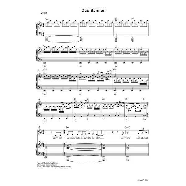 Produktbild des Artikels Das Banner (Noten - Download)