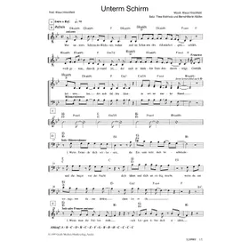 Produktbild des Artikels Unterm Schirm (Noten - Download)