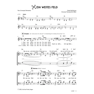 Produktbild des Artikels Ein weites Feld (Chor) (Noten - Download)