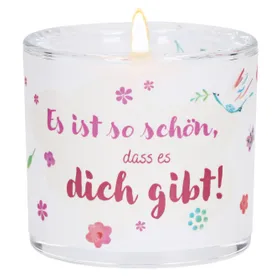 Produktbild des Artikels Windlicht LichtMomente "Es ist schön, dass es dich gibt" ()
