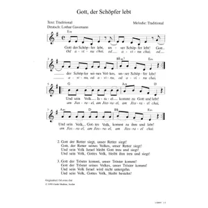 Produktbild des Artikels Gott, der Schöpfer lebt (Noten - Download)