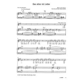 Produktbild des Artikels Das alles ist Liebe (Noten - Download)