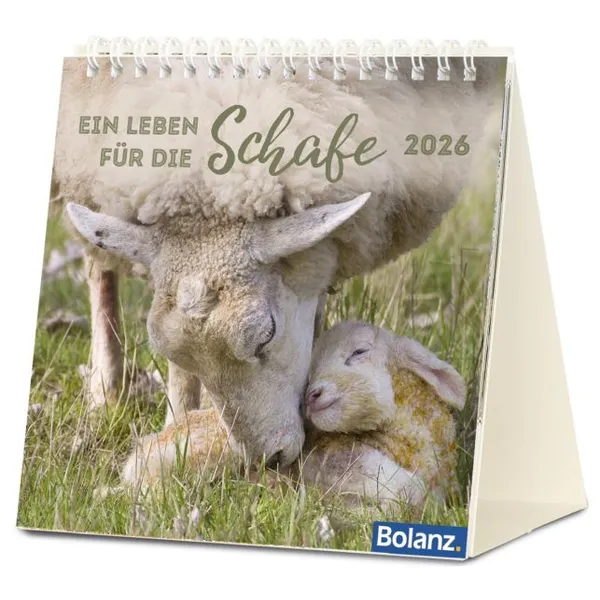 Produktbild des Artikels Ein Leben für die Schafe 2026 - Tischkalender (Kalender - Spiralbindung)