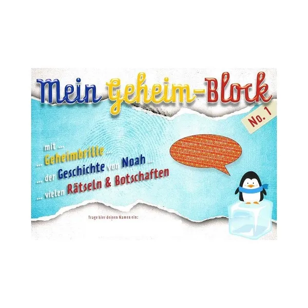 Produktbild des Artikels Mein Geheimblock Arche Noah (Buch - Geheftet)