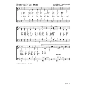 Produktbild des Artikels Hell strahlt der Stern (Noten - Download)