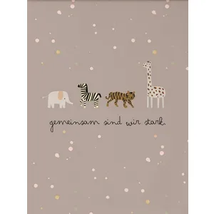 Produktbild des Artikels Poster A4 "gemeinsam sind wir stark" ()