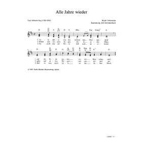Produktbild des Artikels Alle Jahre wieder (Noten - Download)