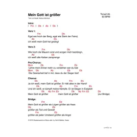 Produktbild des Artikels Mein Gott ist größer (Noten - Download)