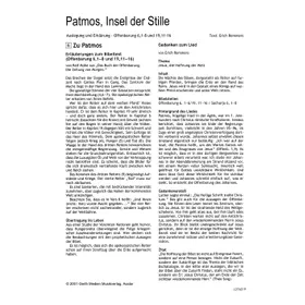 Produktbild des Artikels Patmos, Insel der Stille (Noten - Download)