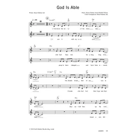 Produktbild des Artikels God Is Able (Noten - Download)