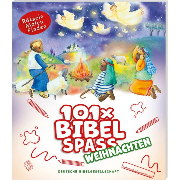 Produktbild des Artikels 101 x Bibelspass - Weihnachten (Buch - Kartoniert)