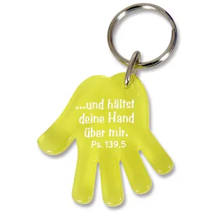 Produktbild des Artikels Schlüsselanhänger "Hand" - gelb ()