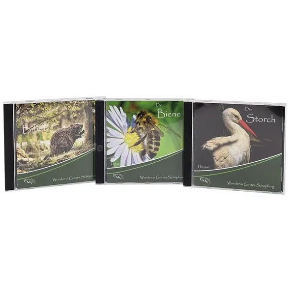Produktbild des Artikels Der Storch - Die Biene - Der Biber- Paket (Hörbuch/Hörspiel - CD)
