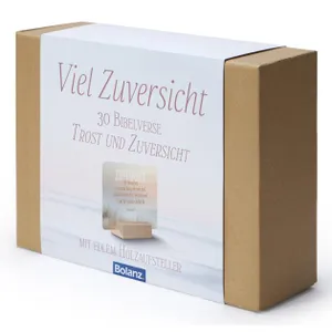 Produktbild des Artikels Minikarten-Box "Viel Zuversicht" - 30 Bibelverse (Schreibwaren)