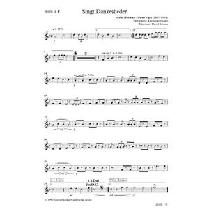 Produktbild des Artikels Singt Dankeslieder (Horn in F) (Noten - Download)