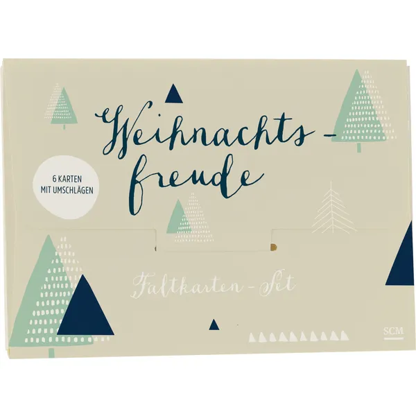 Produktbild des Artikels Faltkarten-Set "Weihnachtsfreude" (Schreibwaren)