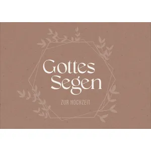 Produktbild des Artikels Faltkarte "Gottes Segen zur Hochzeit" (Schreibwaren)