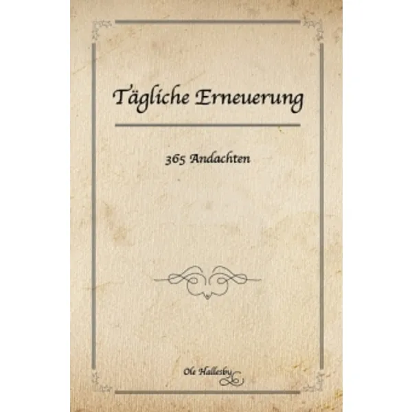 Produktbild des Artikels Tägliche Erneuerung (Buch - Hardcover)