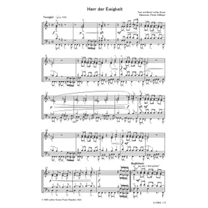 Produktbild des Artikels Herr der Ewigkeit (Noten - Download)