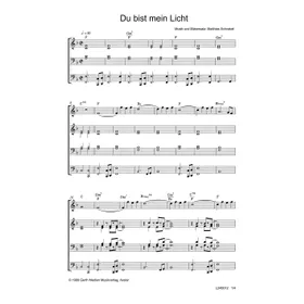 Produktbild des Artikels Du bist mein Licht (Noten - Download)