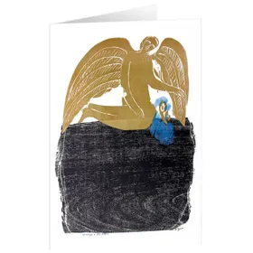 Produktbild des Artikels Kunstkarten "Umsorgender Engel" 5 Stk. (Schreibwaren)