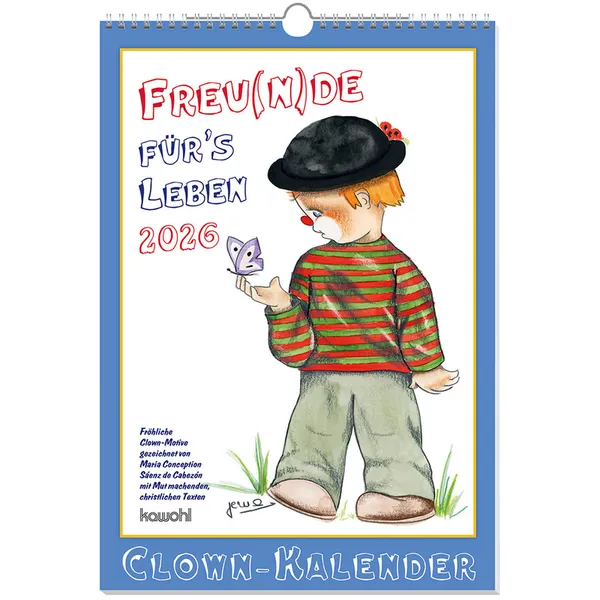 Produktbild des Artikels Freu(n)de für's Leben 2026 - Wandkalender (Kalender - Spiralbindung)