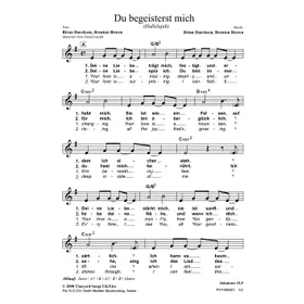 Produktbild des Artikels Du begeisterst mich (Noten - Download)
