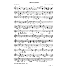Produktbild des Artikels Auf Wiedersehen (Noten - Download)