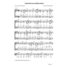 Produktbild des Artikels Geschenk aus Gottes Hand (Noten - Download)