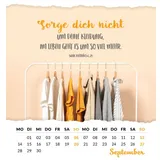 Stimmungsbild zu genießen 2026 - Postkartenkalender