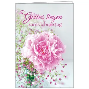 Produktbild des Artikels Faltkarte: Gottes Segen zum Geburtstag (Schreibwaren)