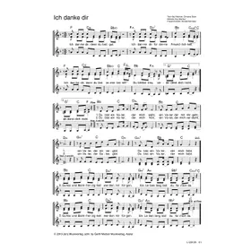 Produktbild des Artikels Ich danke dir (Noten - Download)