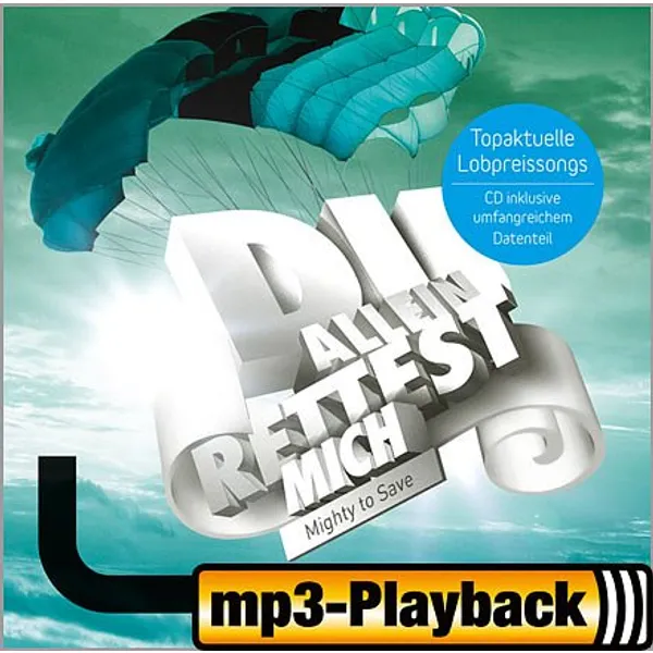 Produktbild des Artikels Du allein rettest mich (Playback ohne Backings) (MP3-Album - Download)