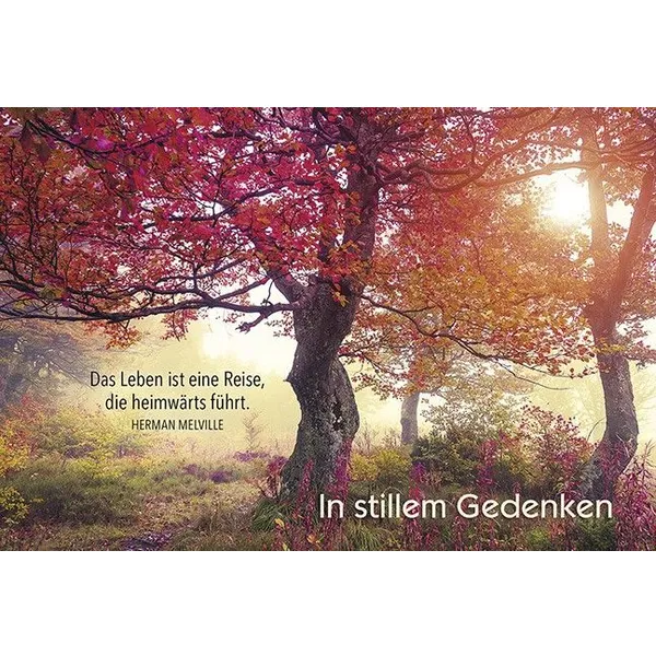 Produktbild des Artikels Faltkarte: In stillem Gedenken - Trauer (Schreibwaren)