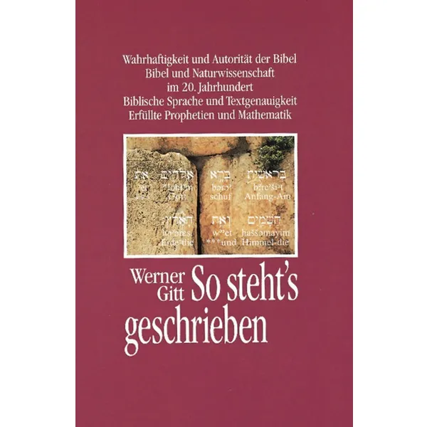 Produktbild des Artikels So steht's geschrieben (Buch - Paperback)