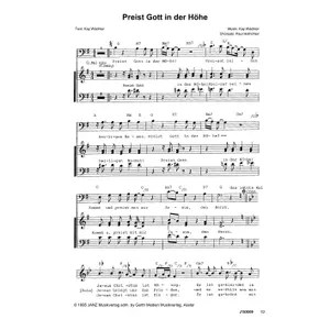 Produktbild des Artikels Preist Gott in der Höhe (Noten - Download)
