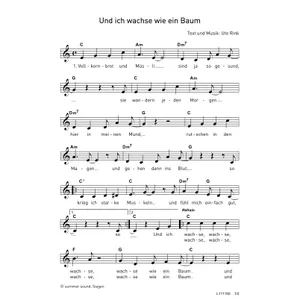 Produktbild des Artikels Und ich wachse wie ein Baum (Noten - Download)