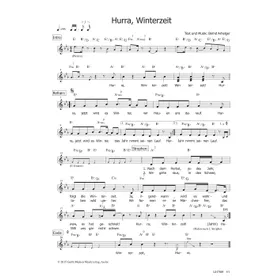 Produktbild des Artikels Hurra, Winterzeit (Noten - Download)