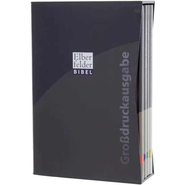 Produktbild des Artikels Elberfelder Bibel. Großdruckausgabe 4 Bände mit Registerstanzung (Bibel - Hardcover)