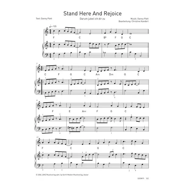 Produktbild des Artikels Darum jubel ich dir zu (Noten - Download)