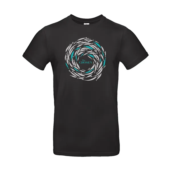 Produktbild des Artikels T-Shirt "Gegen den Strom" - schwarz (Kleidung)
