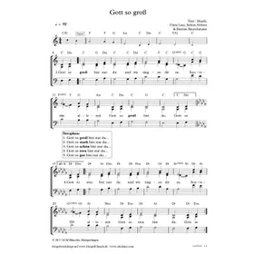 Produktbild des Artikels So groß (Noten - Download)