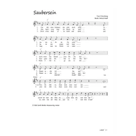 Produktbild des Artikels Saubersein (Noten - Download)