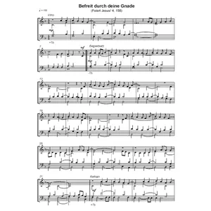 Produktbild des Artikels Befreit durch deine Gnade (Noten - Download)