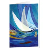 Stimmungsbild zu Kunstkarten-Set "Lichtsegler"