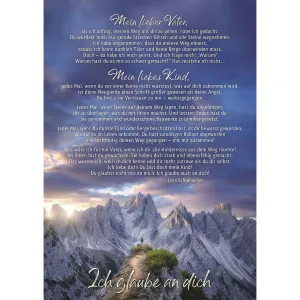 Produktbild des Artikels Postkarten: Ich glaube an dich, 4 Stück (Schreibwaren)