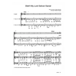 Produktbild des Artikels Didn't My Lord Deliver Daniel (Noten - Download)