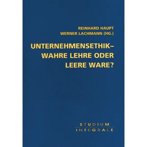 Produktbild des Artikels Unternehmensethik (Buch - Kartoniert)