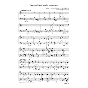 Produktbild des Artikels Herz und Herz vereint zusammen (Noten - Download)