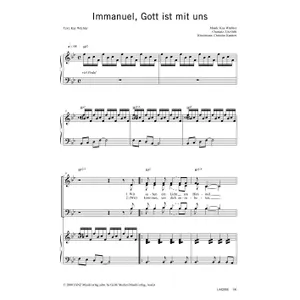 Produktbild des Artikels Immanuel, Gott ist mit uns (Noten - Download)